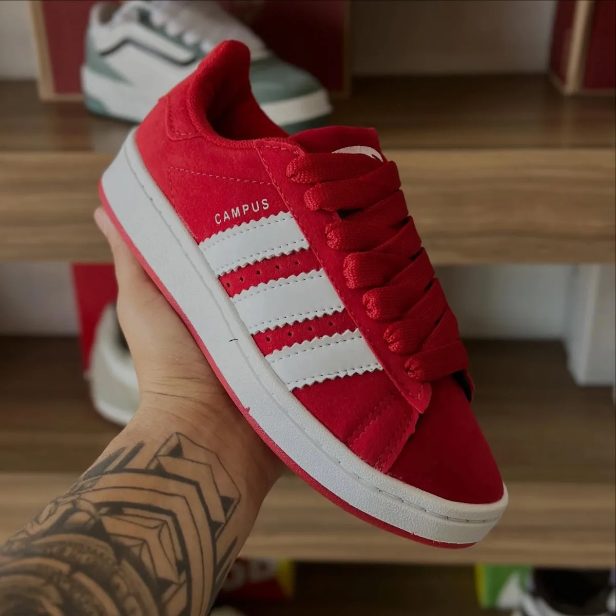 Adidas Campus vermelho